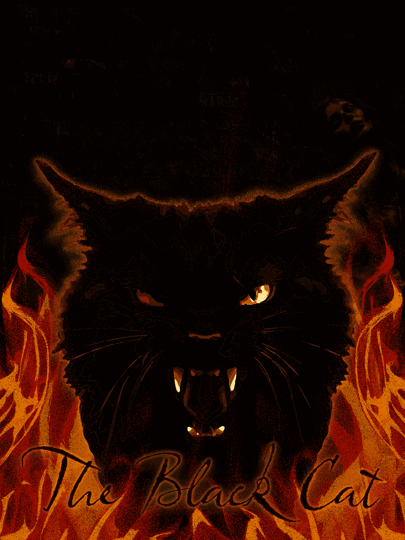 The Black Cat - Graphic Design Submission by Katt Woodworth